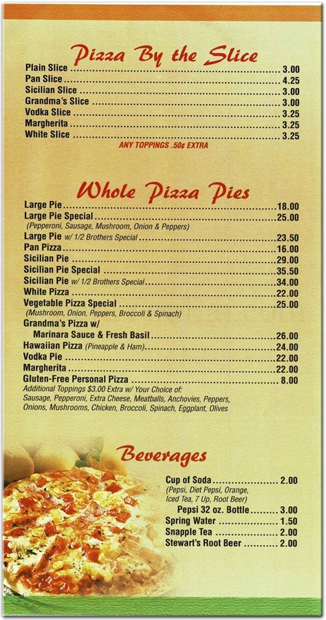 voodoo brothers pizza menu.